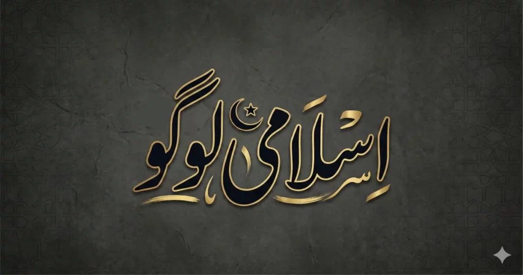 نفیس انداز میں تیار کیا گیا پریمیم اردو عربی کیلیگرافی لوگو