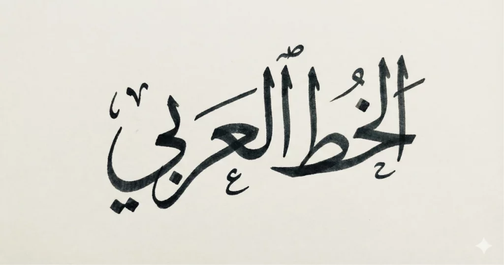 ذاتی شناخت کے لیے تیار کیا گیا سگنیچر اردو عربی لوگو